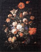 Rachel Ruysch A Vase of Flowers oil on canvas